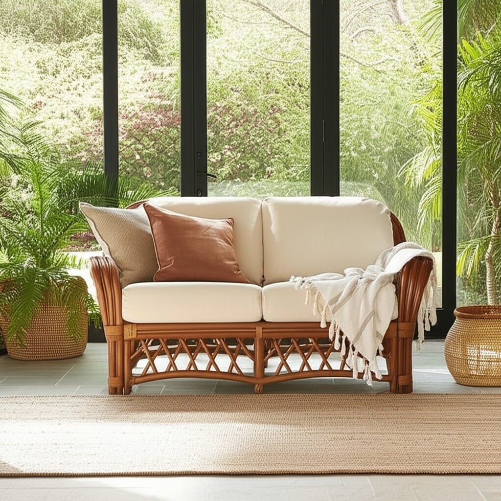 Antigua Deep Seating Loveseat Model 3102 from South Sea Rattan