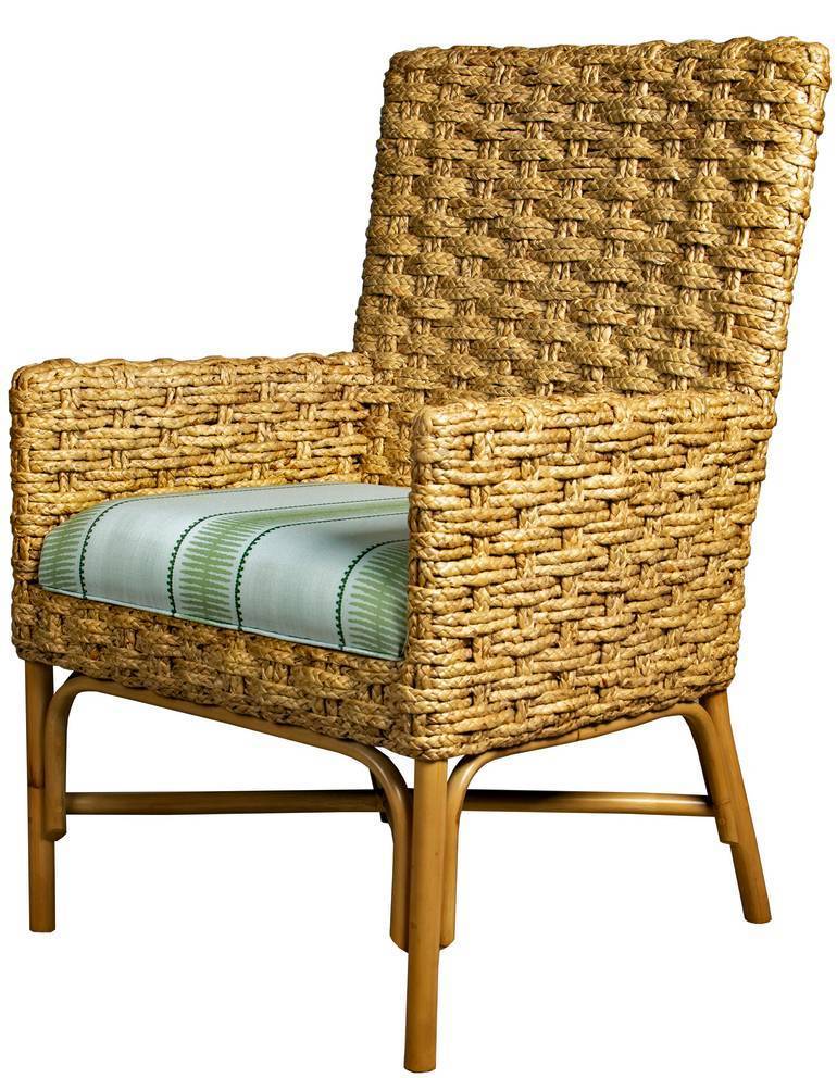 Vanatu Rattan 5 Pc Dining Set with Arm Chairs from Capris Furniture Model TB310-5PC-ARMS-SET