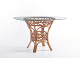 Antigua Dining Set with 4 Side Chairs 3120-SET by South Sea Rattan with Cushions Made in USA