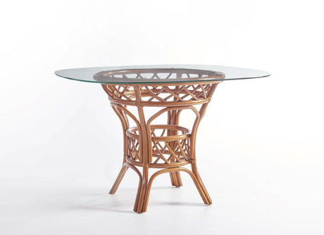 Florida Dining Set with 4 Arm Chairs by Wicker Fair
