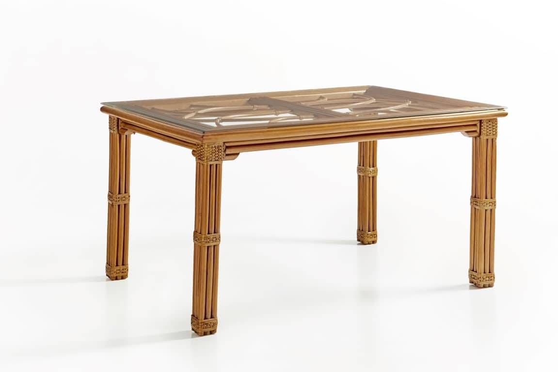 Florida Rectangle 7 Pc Dining Set by Wicker Fair