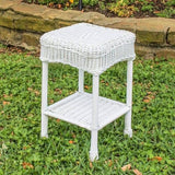 Maui Outdoor Resin Wicker/ Steel Side Table Model 3160