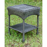 Maui Outdoor Resin Wicker/ Steel Side Table Model 3188