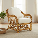 New Twist Lounge Chair with Deep Seating Comfort from South Sea Rattan