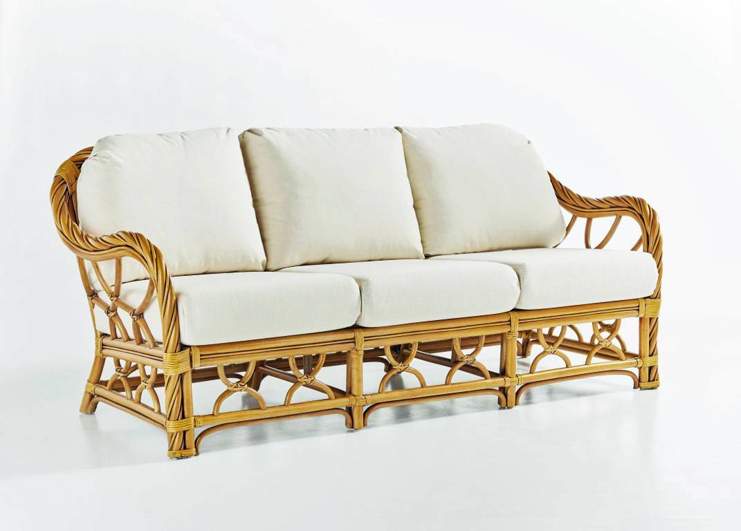 Samoa Rattan Deep Seating Sofa by Wicker Fair