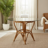 New Twist Round Dining Table Model 3317-GL42RD from South Sea Rattan