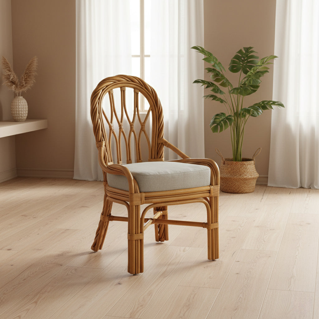New Twist Dining Side Chairs Model 3320 from South Sea Rattan