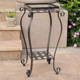 Mandalay Outdoor Square Iron Plant Stand by International Caravan Model 3446-27