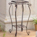 Mandalay Outdoor Square Iron Plant Stand by International Caravan Model 3446-27
