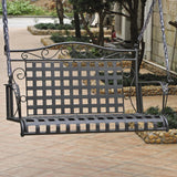 Mandalay Outdoor Wrought Iron Patio Swing by International Caravan Model 3451