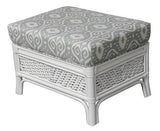 Anchors Away White Rattan Recliner Glider Model RG361 from Capris Furniture