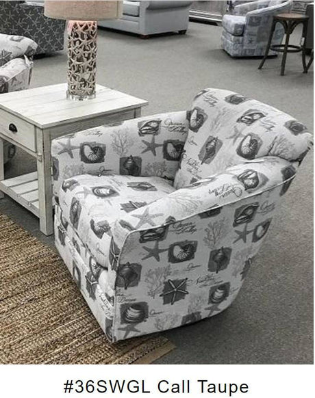 Low Profile Barrel Swivel Glider by Stanley Chair Model 36SWGL
