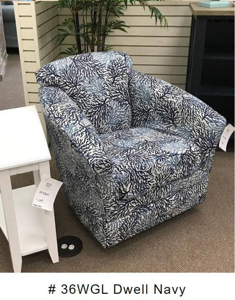 Low Profile Barrel Swivel Glider by Stanley Chair Model 36SWGL