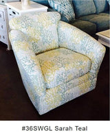 Low Profile Barrel Swivel Glider by Stanley Chair Model 36SWGL