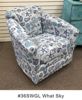 Low Profile Barrel Swivel Glider by Stanley Chair Model 36SWGL