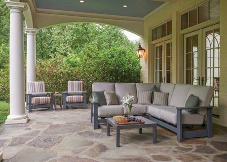 Leeward Outdoor MGP Cushion Armless Single-Seat Fixed Section by Telescope Casual Model 1826-8510