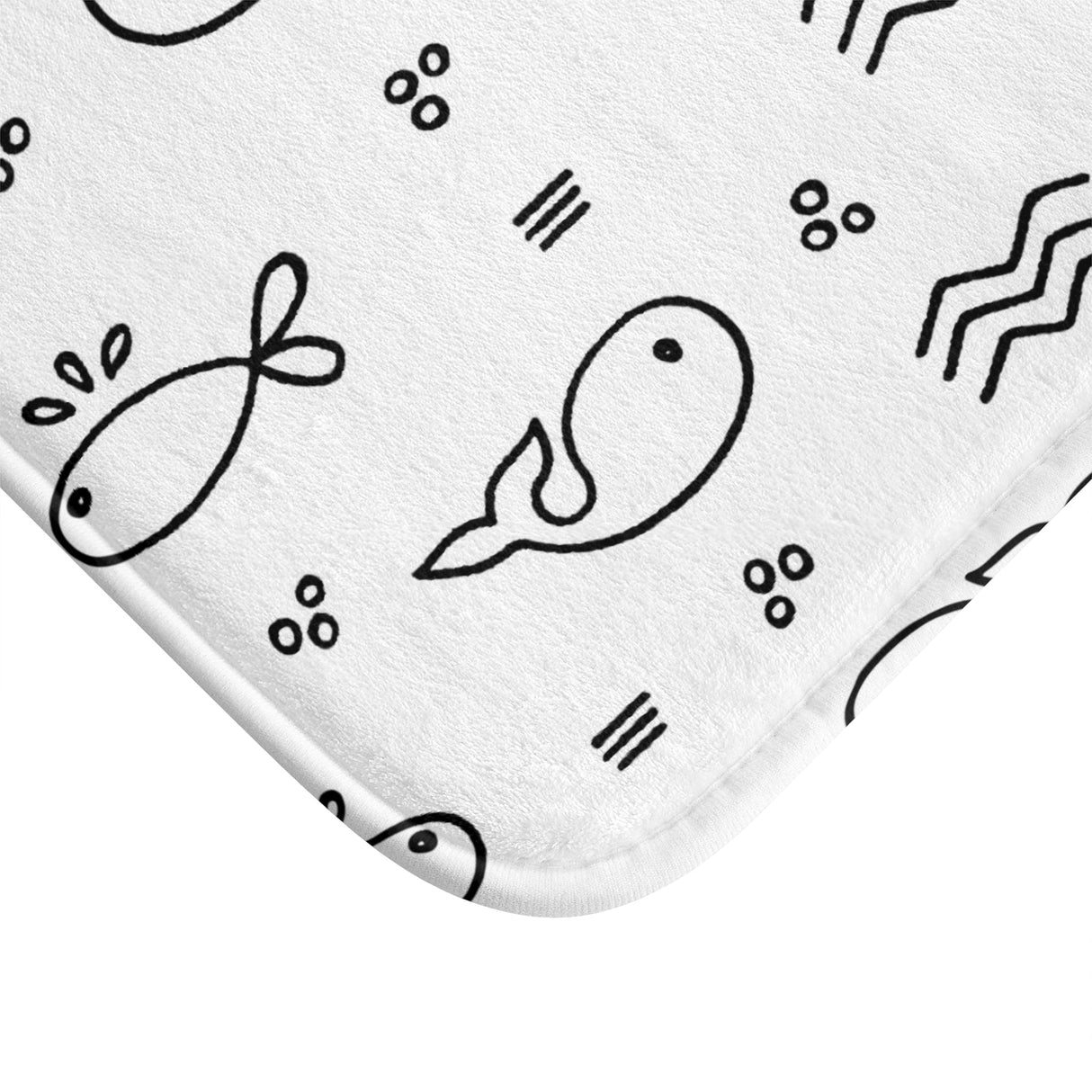 Pearl Whale Bath Mat