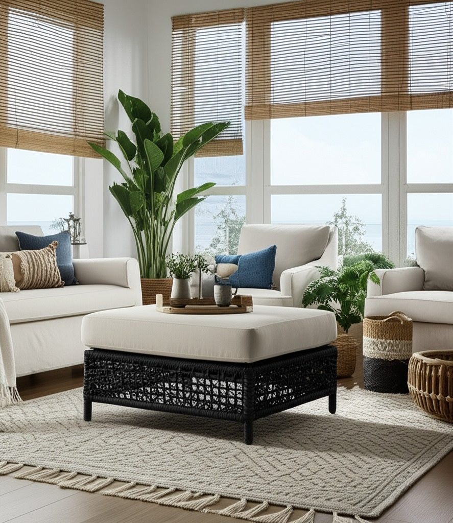 Bayside Outdoor Ottoman by Braxton Culler Made in the USA Model 401-009B