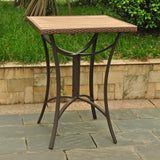 Barcelona Outdoor Resin Wicker/ Aluminum 32-inch Square Bar Table by International Caravan Model 4215-TBL