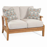 Messina Outdoor Teak Loveseat by Braxton Culler Made in the USA Model 489-019