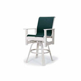 Leeward Outdoor MGP Sling Balcony Height Swivel Arm Chair by Telescope Casual Model 491-9580