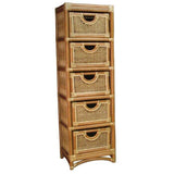 Spice Islands Rattan 5-DRW Storage Box Model SI5D from Spice Island Wicker