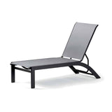 Kendall Outdoor Sling Lay-flat Stacking Armless Chaise by Telescope Casual Model 527-9100