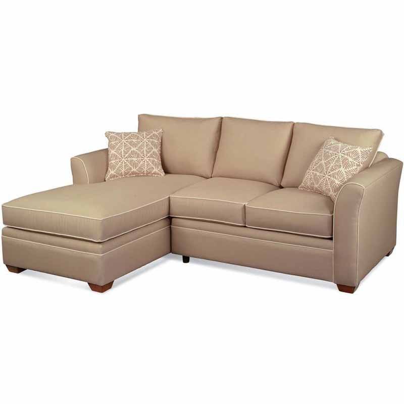 Bridgeport Indoor Two-Piece Chaise Sectional by Braxton Culler Made in the USA Model 560-2PC-SEC2