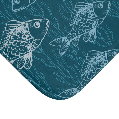 Blue Fin Bath Mat