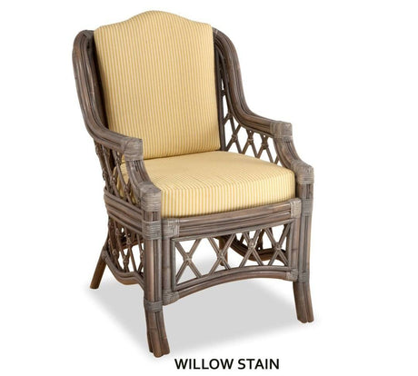 Nadine Indoor Rattan Dining Arm Chair Model 6221 from South Sea