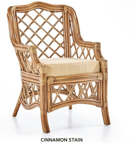Nadine Indoor Rattan Dining Side Chair Model 6220 from South Sea