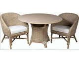 Ceylon Grey Seagrass Natural Wicker Game Chair Model GC623 from Capris Furniture
