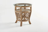 Nadine Living Room Cinnamon Stain End Table Model 6243 from South Sea Rattan