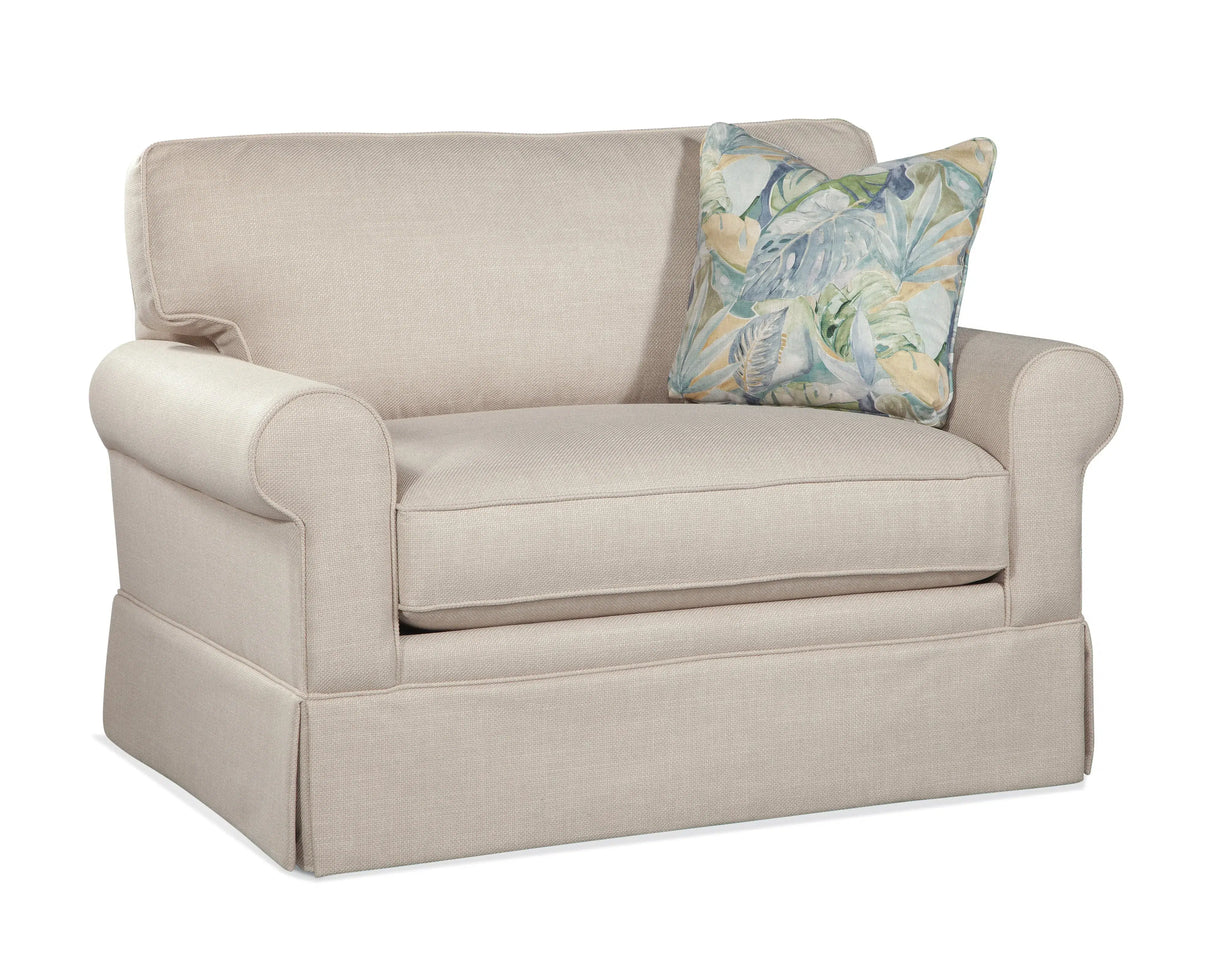 Benton Indoor Twin Sleeper Chair by Braxton Culler Made in the USA Model 628-014
