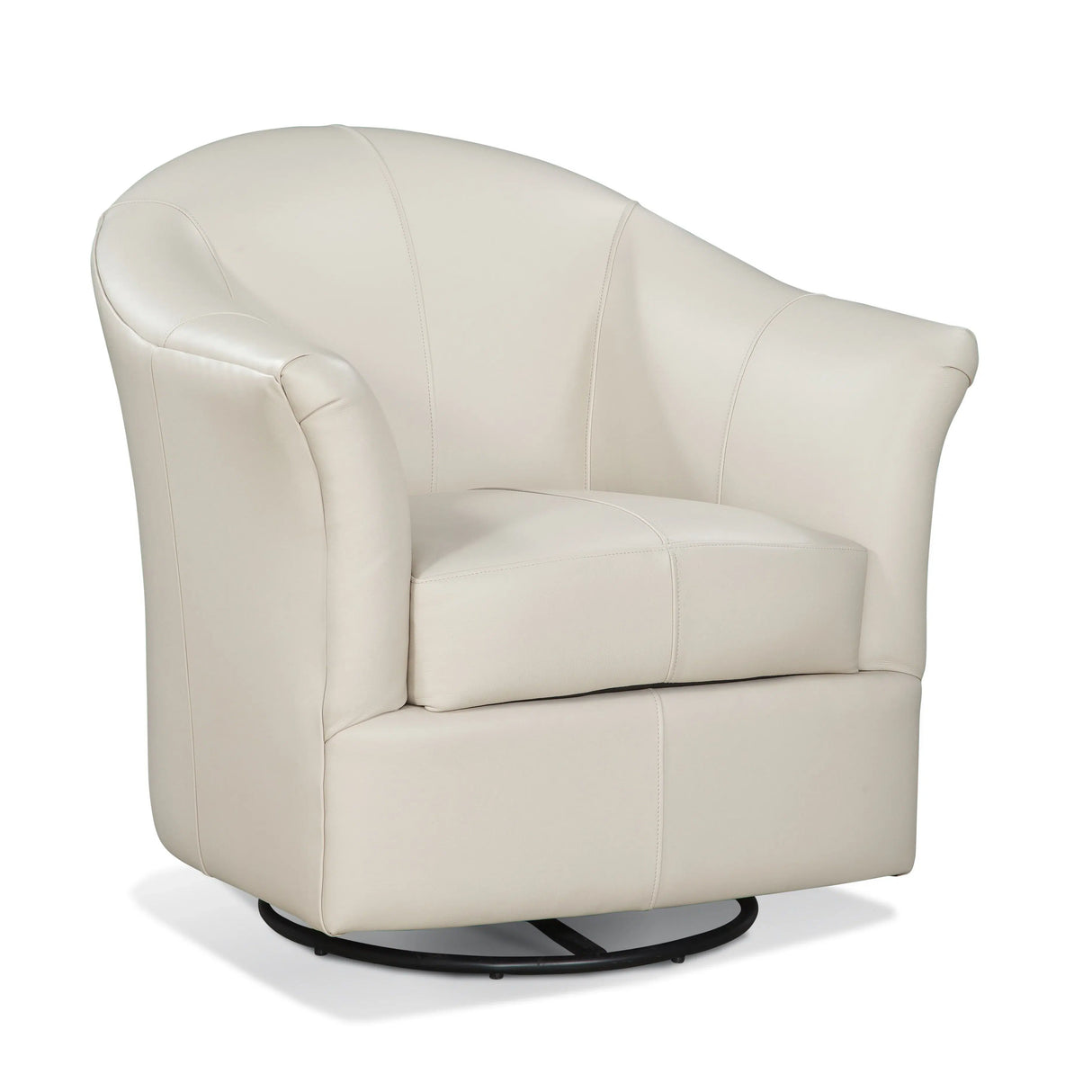Weston Leather Swivel Glider by Braxton Culler Made in the USA Model 635-L02