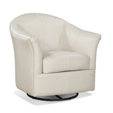 Weston Leather Swivel Glider by Braxton Culler Made in the USA Model 635-L02