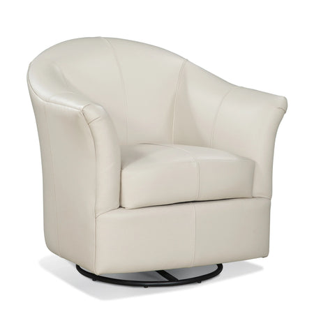 Weston Leather Swivel Glider by Braxton Culler Made in the USA Model 635-L02