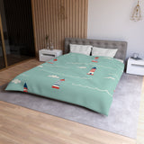 Seaside Beam Microfiber Duvet Cover