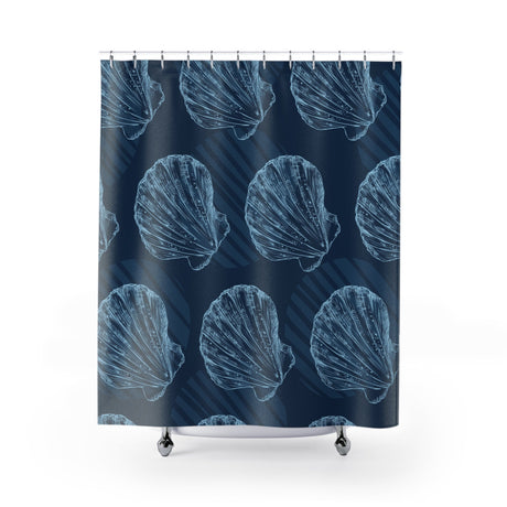 Coastal Clam Shower Curtain