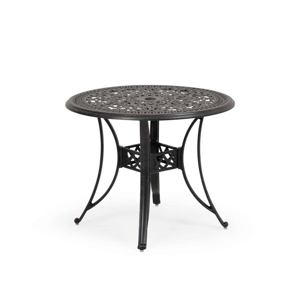 High Point Outdoor Cast Aluminum 36" Round Dining Table Model 721736DTABK