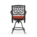 High Point Outdoor Swivel Counter Height Stool Model 721744ABK