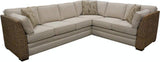 Summerville Sectional Set with 1 Arm Sofa S724-1 and 1 Arm Corner Sofa Set S724-2 by Capris Furniture – Choice of Cushions Made in the USA