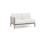 Nicole Outdoor Powder Coated Aluminum and Marine Rope Style 4 Pc Sectional Set 72500-SET2 with Choice of Cushions Made in the USA