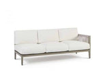 Nicole Outdoor Powder Coated Aluminum and Marine Rope Style 4 Pc Sectional Set 72500-SET2 with Choice of Cushions Made in the USA