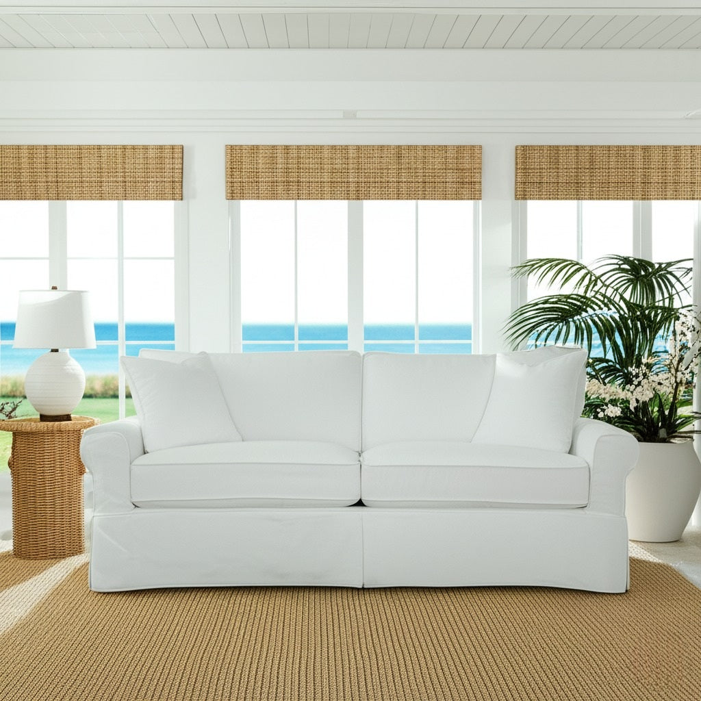 Bedford Full Sleeper Sofa with Slipcover by Braxton Culler Made in the USA Model 728-016XP