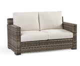 New Java Outdoor Wicker Loveseat South Sea Rattan Model 73402 (Standard Weave)