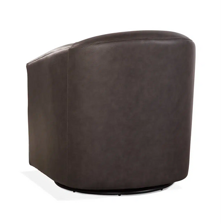 Briles Leather Memory Swivel Chair by Braxton Culler Made in the USA Model 510-L05