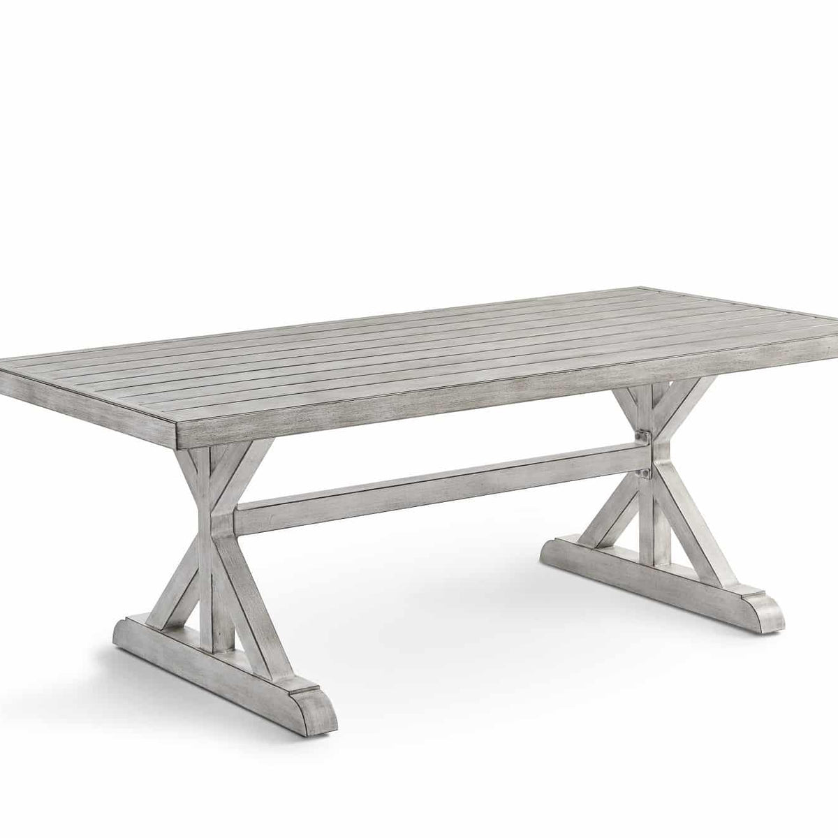 Dover Outdoor Dining Table – Chalk Gray Finish, South Sea Rattan ...