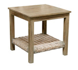 Borneo Rattan and Wood End Table from Capris Furniture Model LT752