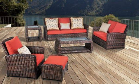 Huntington Outdoor Loveseat by South Sea Rattan Model 77202